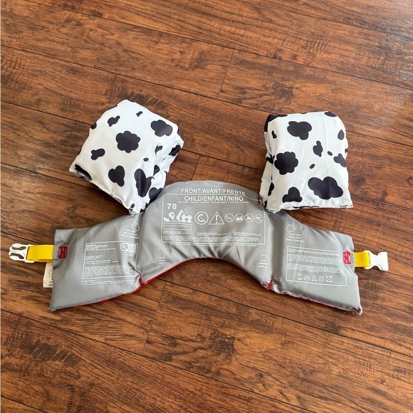 SwimWays Paw Patrol Toddler Swim Vest Life Jacket with Marshall Design - Picture 3 of 7